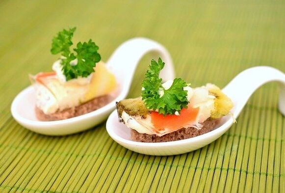 Snacks de comida